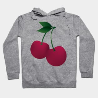 Sweet cherry fruit strawberry gift cherry tree Hoodie